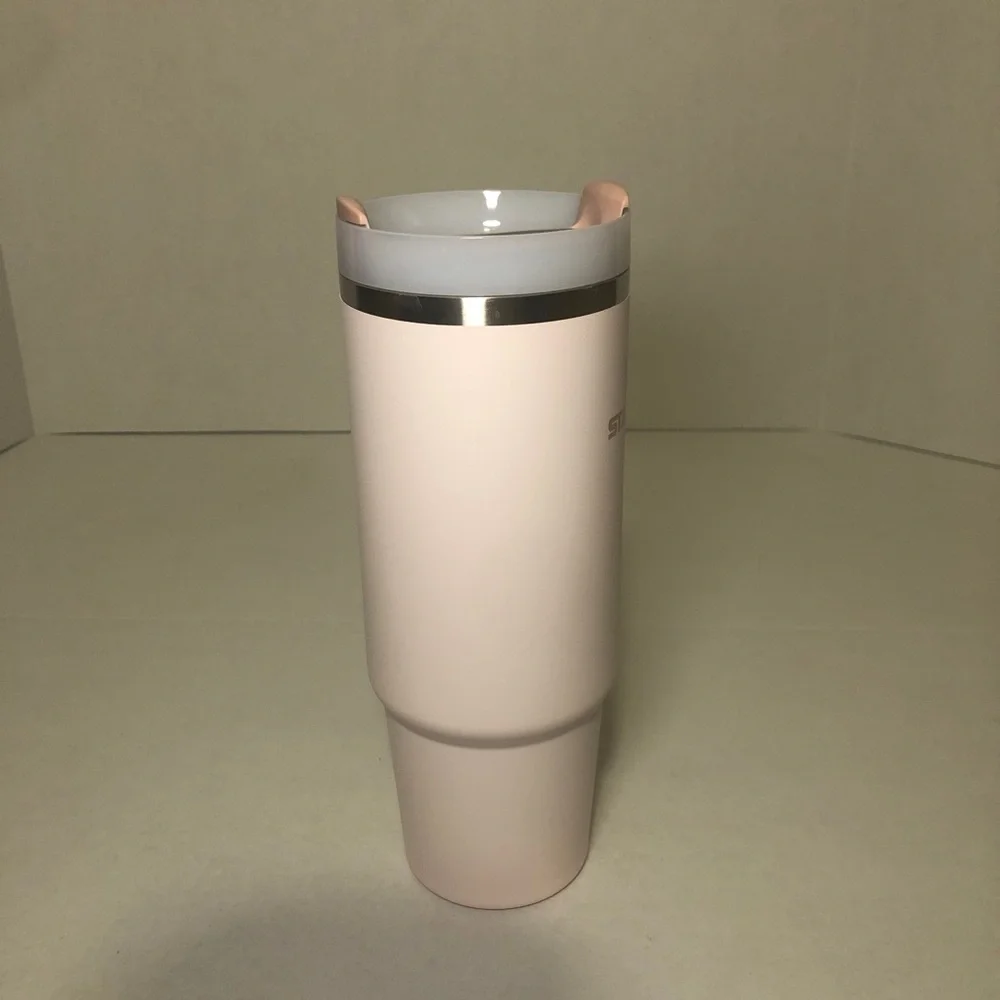 Stanley 30 oz Stainless Steel H2.0 Flowstate Quencher Tumbler Rose Quartz - Picture 2 of 12